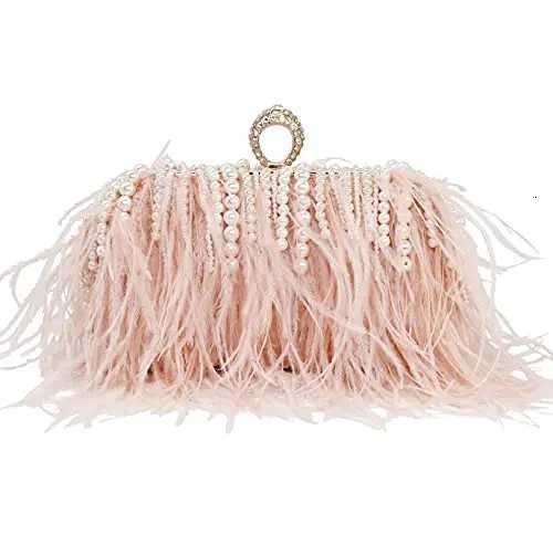 Evening Bags Totes Hot Sale Beaded Tassel Handbag Clutch Purse Diamond Pearl Evening Bags Wedding Party Clutch Handbag Metal Chain Shoulder Bags H26