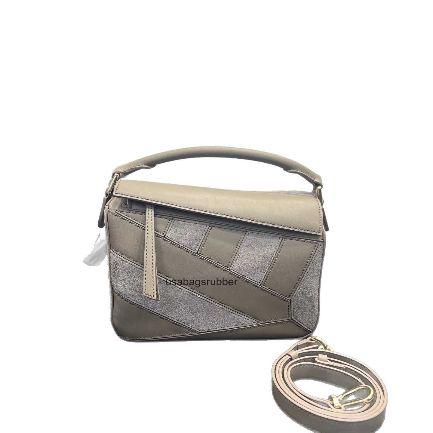 Luxury Designer Style high end geometric bag frosted cowhide small square bag fashionable leather crossbody bag for women