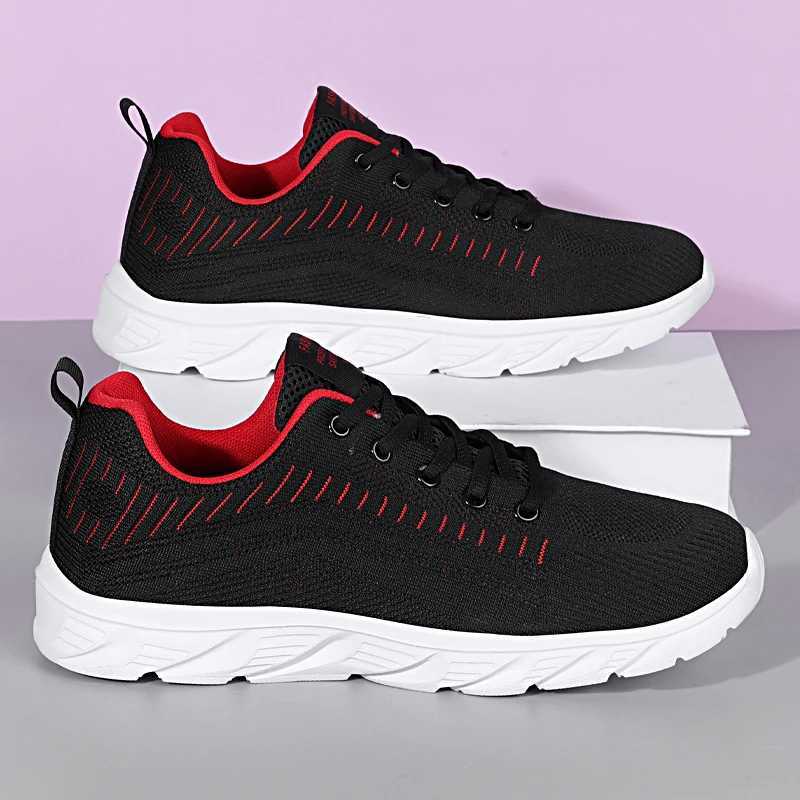 Casual Shoes YRZL Lightweight Running Shoes Breathable Non-Slip Running Shoes Men Comfortable Sneakers Outdoor Sports Soft Wear-Resistant H261016