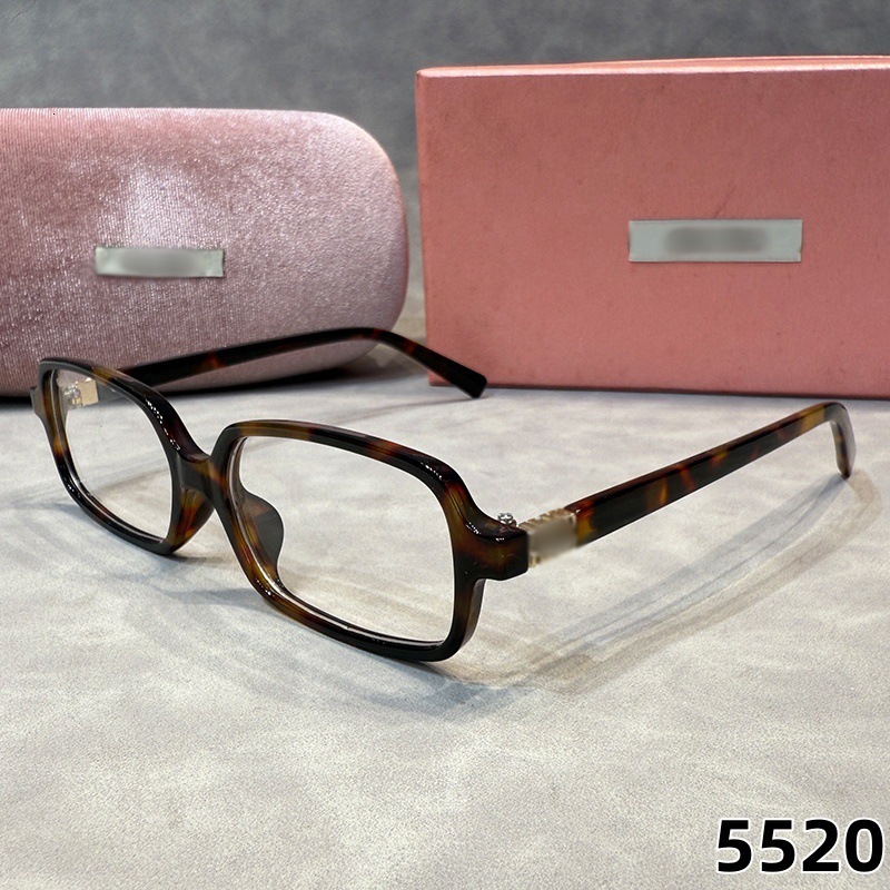 M sunglasses New MM Korean-style square frame tortoiseshell-colored sunglasses, trendy, fashionable, high-end, suitable for small and round faces, w