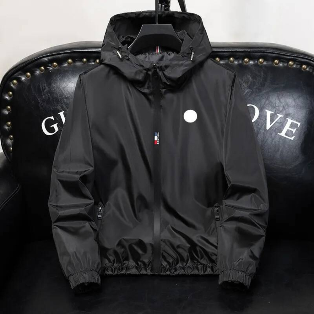 Maya Hoodie Mens Windbreaker Wind Breaker Jacket Man Men Designer Clothes Outerwear Male Coats Veste Homme Windproof Overcoat Outdoor Casual Hooded