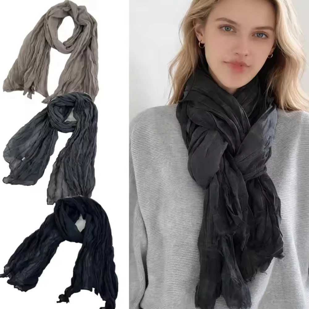 Long Scarves For Women Soft Cotton Linen Scarf Breathable And Comfortable Shawl For Autumn Winter 180*90cm Solid Color Wraps S2610173YCQ