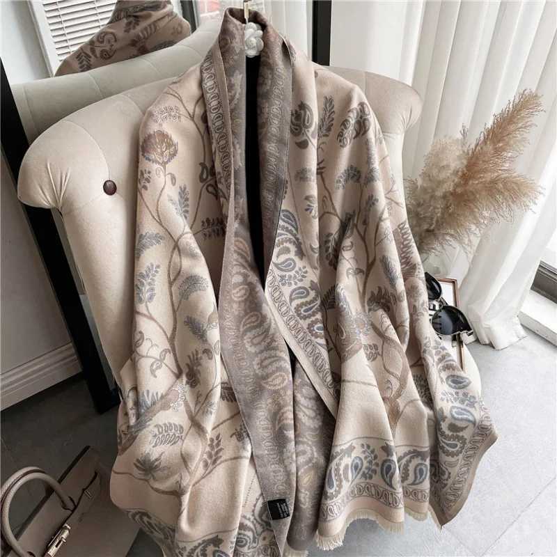 Luxury Cashew Print Thick Scarf Women Winter Scarfs Fashion Big Size Hijabs Scarves For Ladies Shawls Wraps Pashmina Stoles S261017EHRP