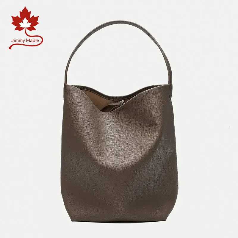 Evening Bags 100% Soft Real Leather Shoulder Bags Female Big Natural Real Cow Women Leather Handbags Bucket Ladies Tote Hand Bags Grey H261016