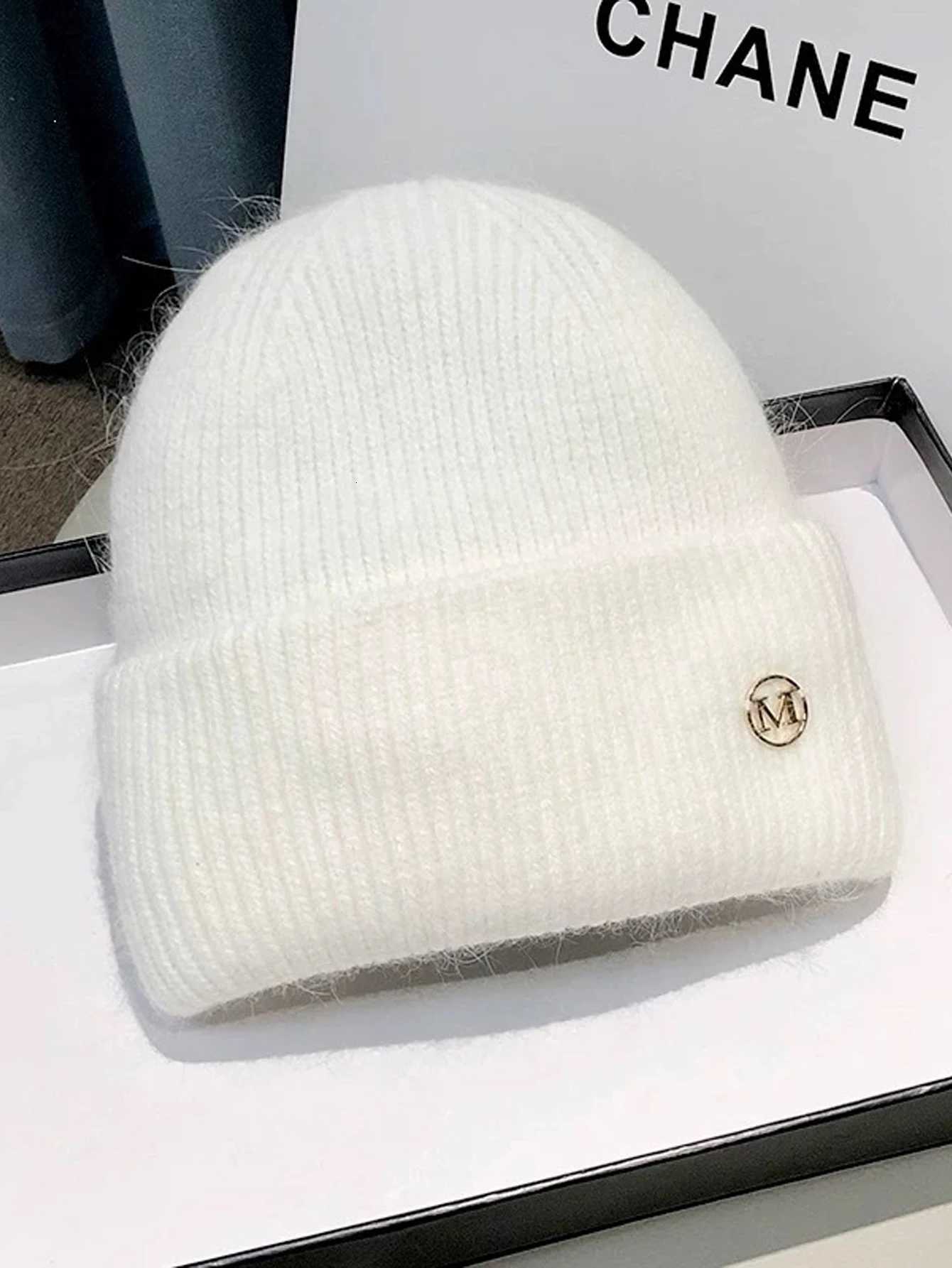 Beanie/Skull Caps Hats for Men and Women Warm in Autumn and Winter with Thick Fleece Cover Ear Protection Knitted Hat Versatile Cold Hat Q261017