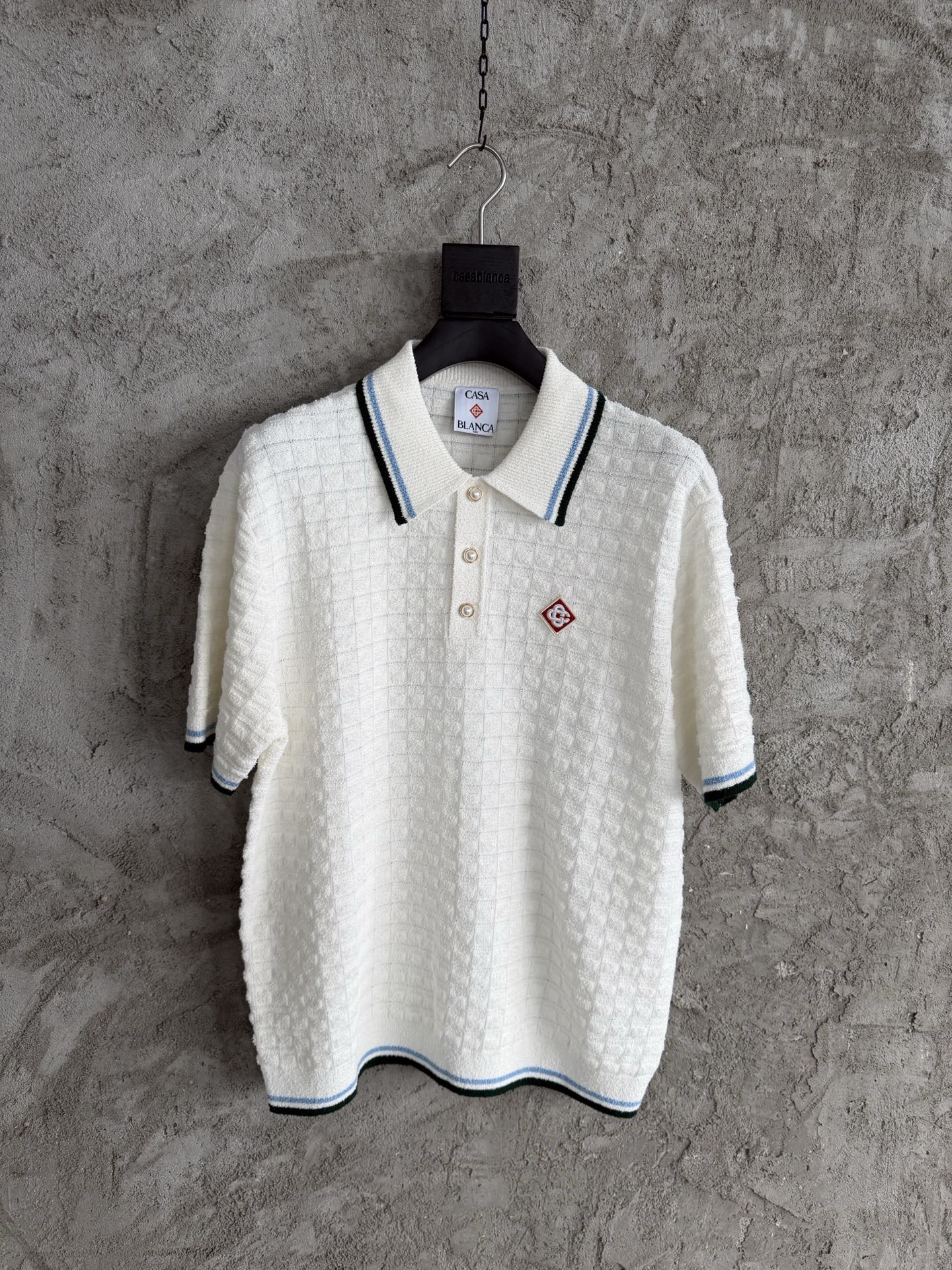 Men's Plus Tees & Polos Round neck embroidered and printed polar style summer wear with street pure cotton knit 34