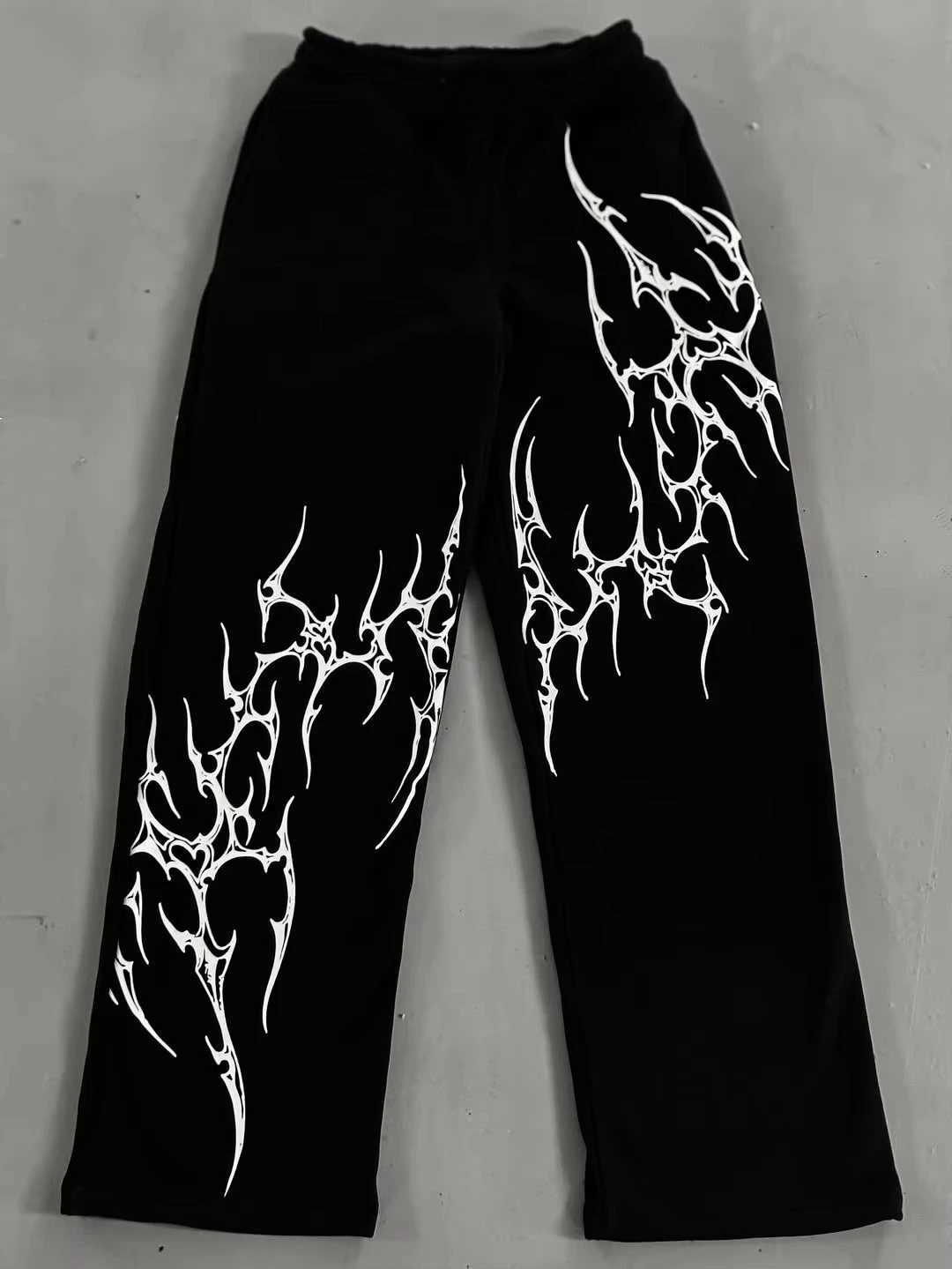 Summer 2026 Fashion New Retro Gothic Retro 3D Printed Hip-hop Sports Casual Pants Hip-hop Street Wear Loose Pants Plus Size S261016XEGZ