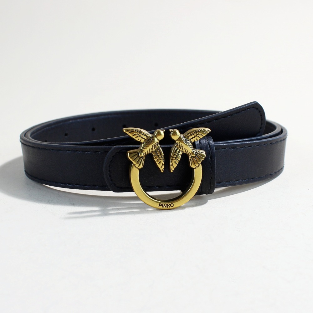 New Women's European and American Style Casual Swallow Buckle Fashionable Personality Trendy Belt Female Internet Hot Item Wholesale
