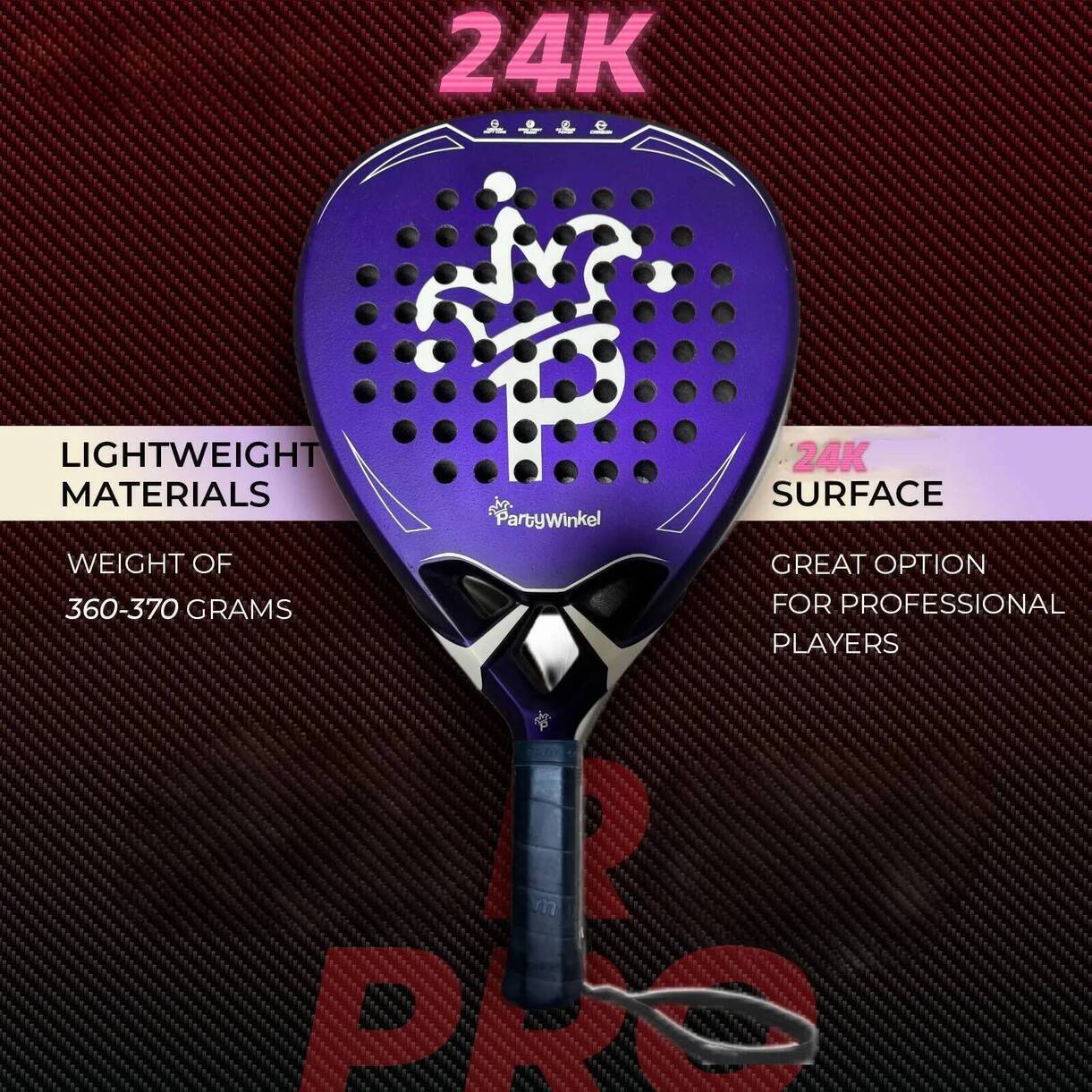 Multi-Piece Tennis Racket full graphite professional tournament racquets Matching Kits 2026 Hot Selling Professional Quality Carbon * Fiber 3K/12K/1