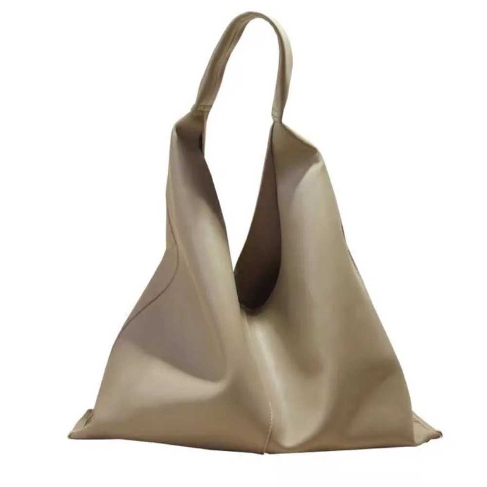 Evening Bags Cowhide Leather Women Handbag Tall Ladies Armpit Shoulder Bag Simple Leisure Large Capacity Black Beige Travel Tote Smooth H261016