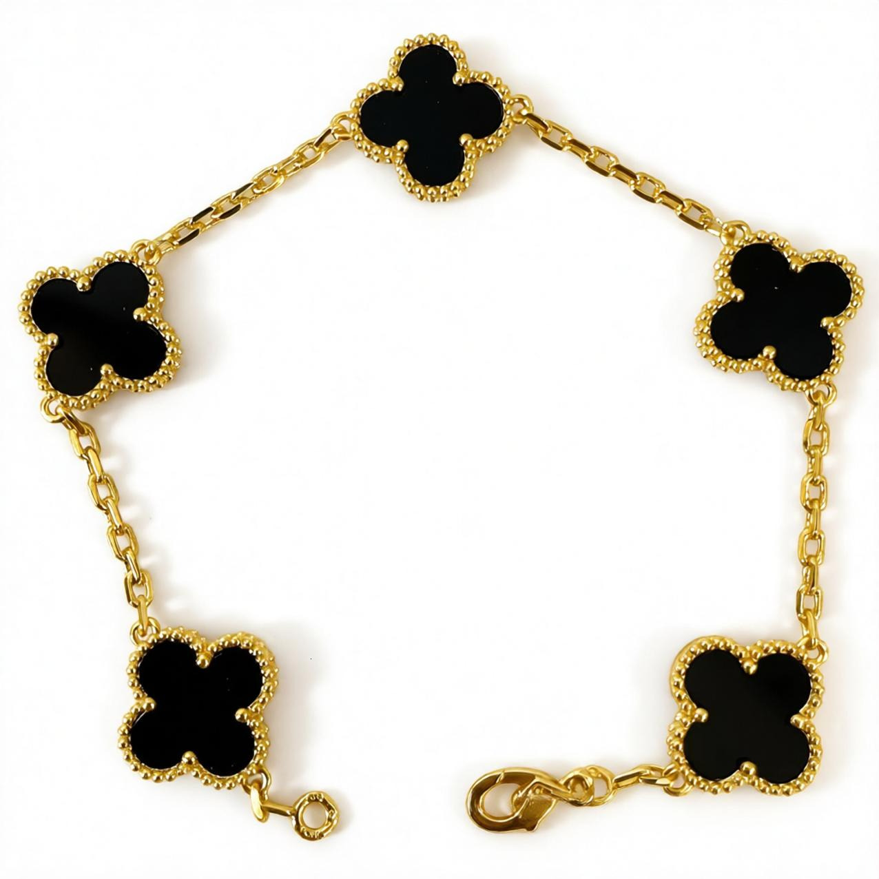 VCA Designer Jewelry Butterfly Clover Bracelet Natural Mother-Of-Pearl Five-Flower Women Four-Leaf Clover Panda Fashionable Jewelry vanly cliff brac