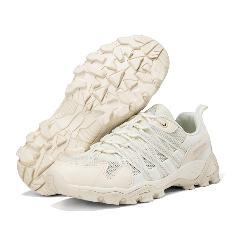 Men's Outdoor Hiking Sneakers Breathable Mesh Walking Shoes Lightweight Trail Running Casual Sports Shoes