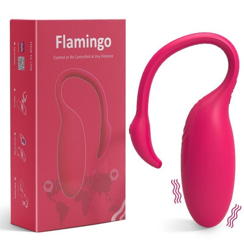 Body Massager Meidong portable pocket wellness Flamingo APP Wireless Remote Control Couple Teasing Vibrator Female Masturbator Sex Toy BA15