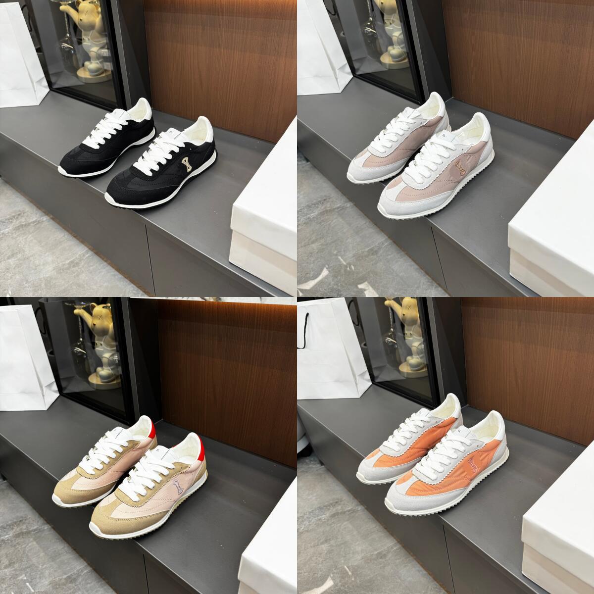 Designer Luxury Womens Comfortable Versatile Fashion Sneakers summer outdoor Party Casual shoes Vacation Stylish Running shoes Height increase Round