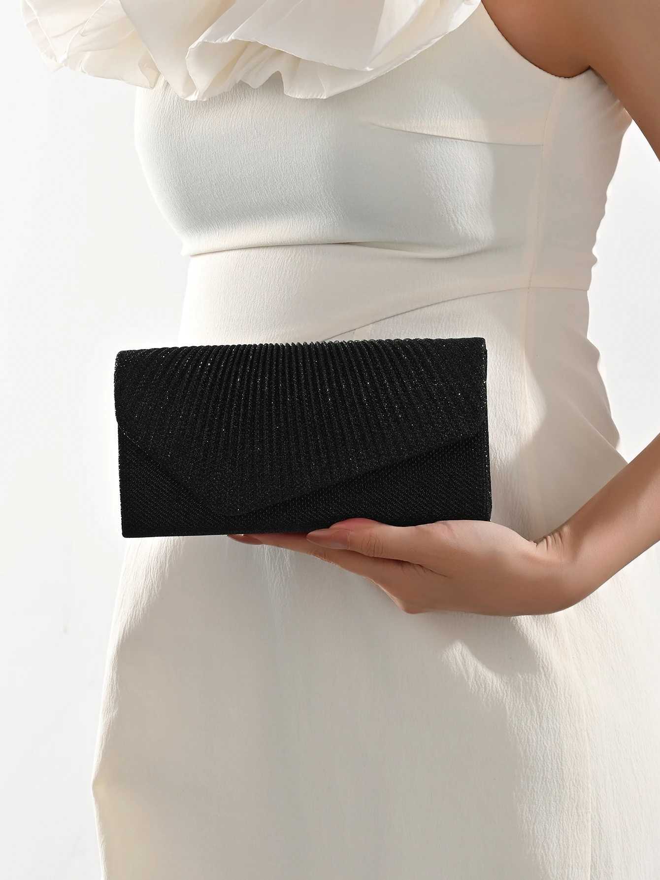 Evening Bags Simple And Elegant Glitter Evening Bag Clutch Purses for Women Ladies Sparkling Party Handbag Wedding Bag H261016