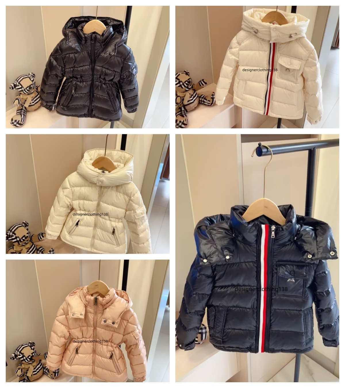 Baby Designer High quality brand down jacket High quality fashion children's jacket letter printed warm windproof jacket size 90cm-160cm Y557