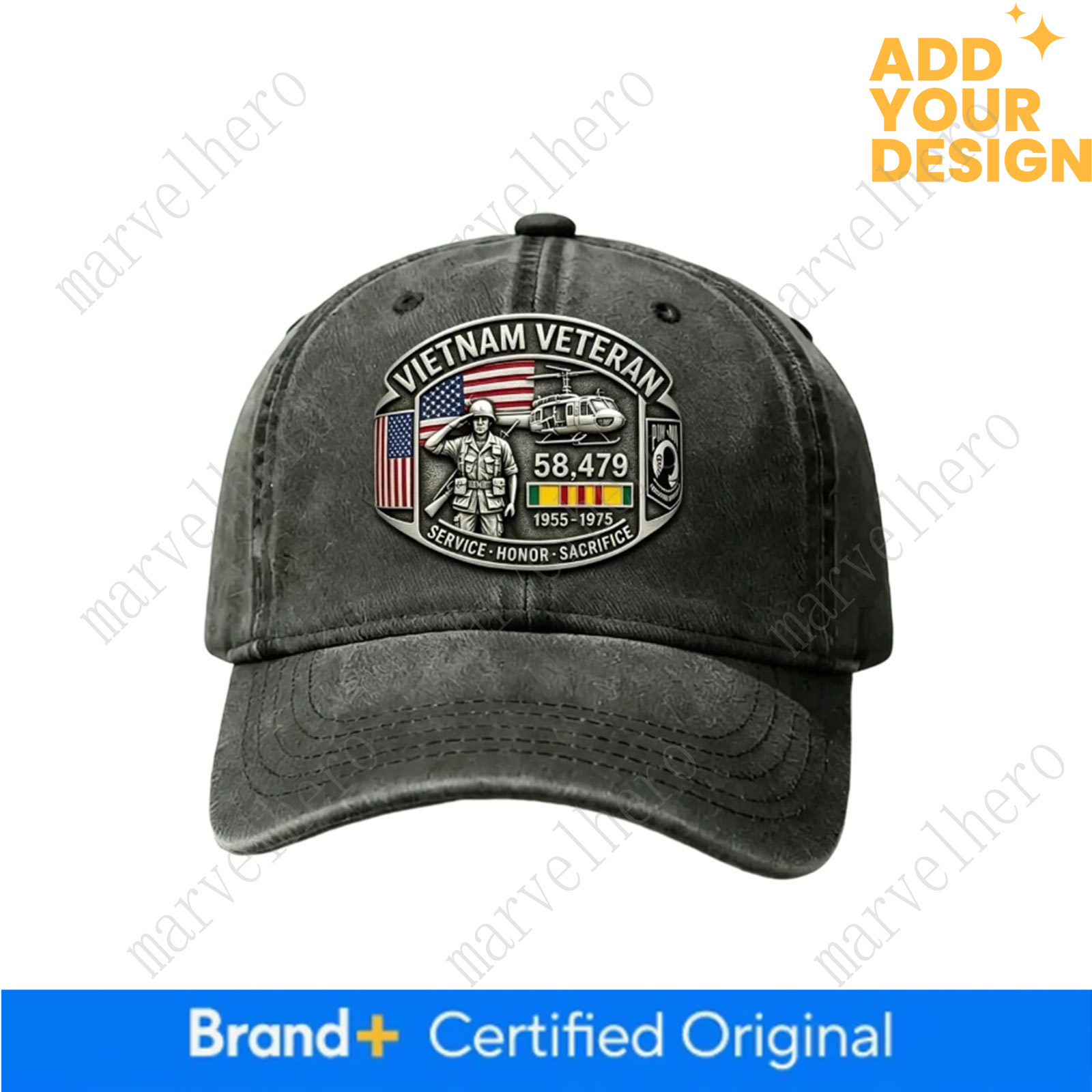 Cross Border Washed Cotton Printed Vintage Dad Men S Retro Foreign Trade Baseball Cap Hot Selling Soft Top Sun Hat