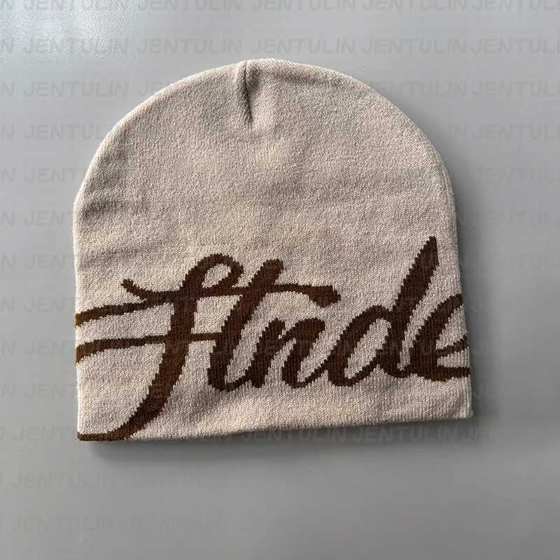 Hip-hop American Style Hip Hop Letter Funny Wool Knitted Hats Warm Autumn Winter Beanies Versatile Street Fashion Acssories S261017FMKJ