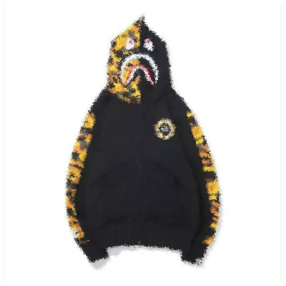 Ape Hoodie Men's Camo Shark Full Zip Hoodie Designer Shark Jacket Graphic Print Long Sleeve Streetwear Sweatshirt With Bathing App Jacket De4