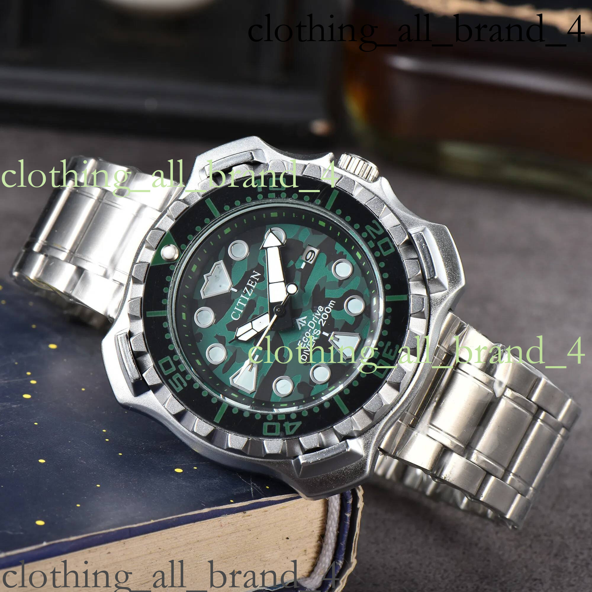 Citize Watch Men Luxury Trend Citi Quartz Calendar Waterproof Multi Function Fancy Round Stainless Automatic Date Designer High Quality Mens Citizen