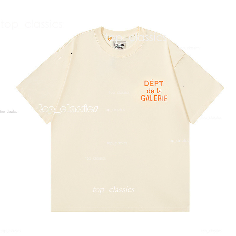 Gallarydeptt Shirt Designer Mens High Street Outdoor Casual Shirts Style New Trend Brand Galleryy Letter Printed Loose High Quality Short Sleeve T S