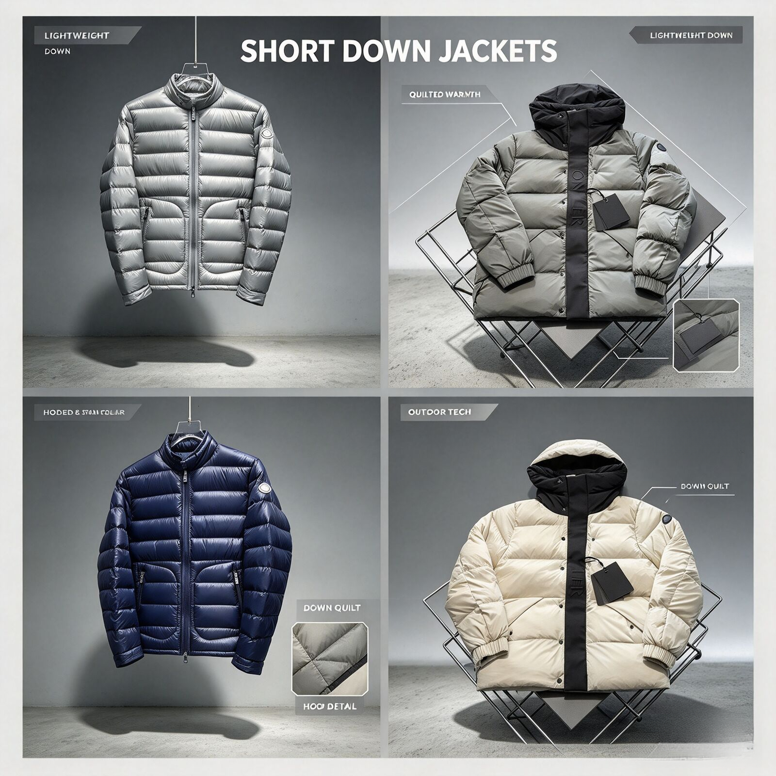 26Puff Jacket Designer Mens Momcer Jacket Winter Outdoor Sports Windproof Waterproof Thickened Warm Casual Hooded Down Jacket Coat Mens Parker Overc