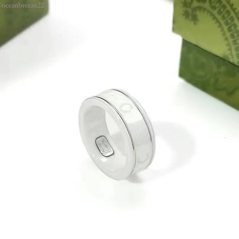 gg ring Designer Ring Brand Letter For Men Women Rings Ceramics Fashion gugu rings Extravagant Letters Ring Wedding Jewelry gucclyness rings f73