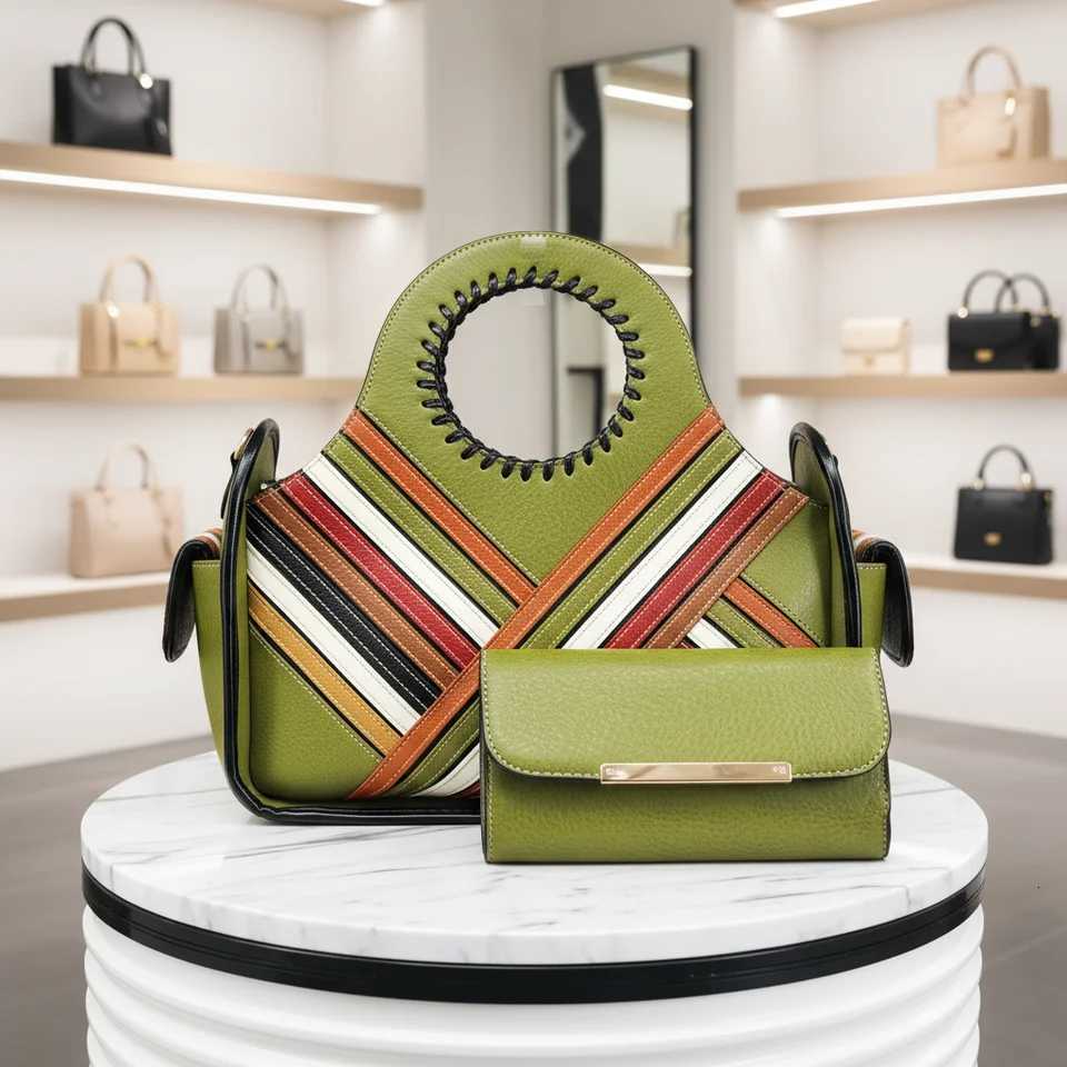 Evening Bags Super Products Fashion Handbag for Women Unique Design Women's Bag Large Capacity Personality Ladies Bag Set of Two Bags 35 cm H26
