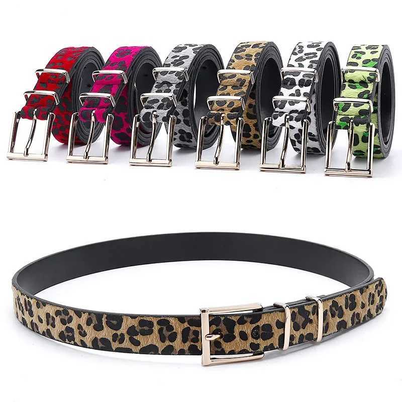 Women's Leopard Leather Belt Fashion Casual Versatile Gothic Retro Trendy Luxury Y2K Waistband for Coats And Jeans S2610171HU1