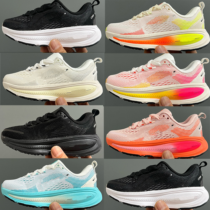 Women Mens Kids V18 Shoes Photon Dust Metallic Silver Running Shoes Pink Foam Black Sail Oatmeal Supersonic Boy Girl Shoes Trainers Family Sneakers