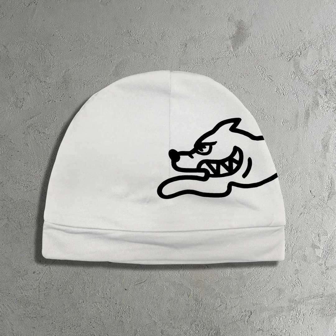 Beanie/Skull Caps Casual Hip-Hop Trend Letter Jacquard Knitted Hat Men's and Women's Adult Hats Clothing Accessories Fashion Personality Q