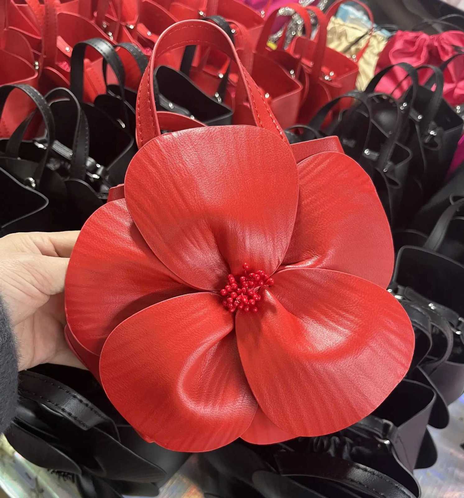 Evening Bags Flower Bucket Bag 2024 Clutches Bag for Women Elegant Handbag Party Evening Bags Wedding Purse H261016
