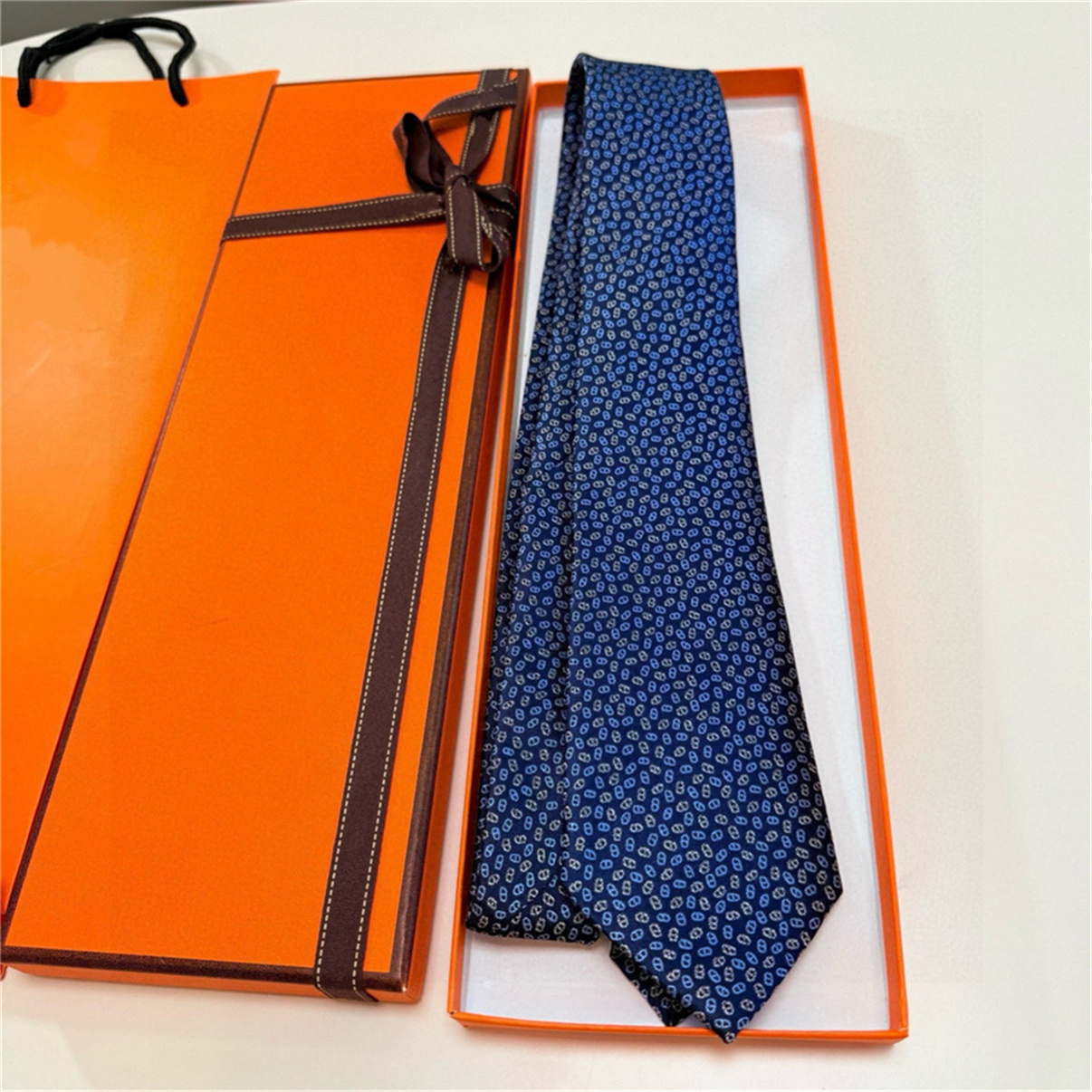 2026 Fashion Aldult Jacquard Party Wedding Business Woven Design Hawaii Neck Ties box New Neck Ties High Quality Letter 100% Tie Silk black blue 918