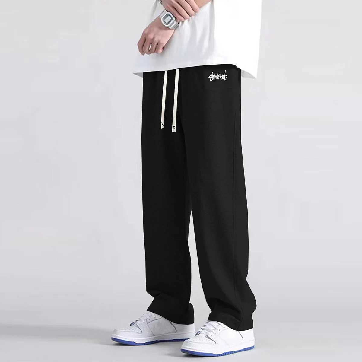 Men's solid color straight leg jogging pants suitable for casual sports such as running gym and outdoor activities S261016GLUV
