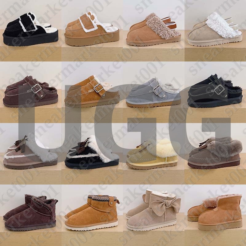 Free Shipping Designer boots martin furry booties uggswomens Goldenstar Evelina Clog Shoes for mens womens sneakers winter men women boot over the k