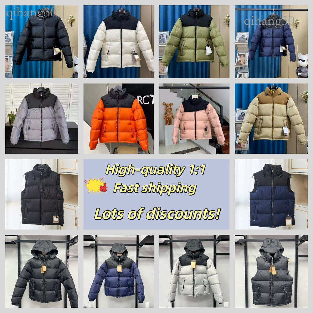Northness Down Jacket Men Designer Puffer 700 Vest Woman Winter Warm Coat Windproof Protection Outwear Embroidered Logo Coats 848