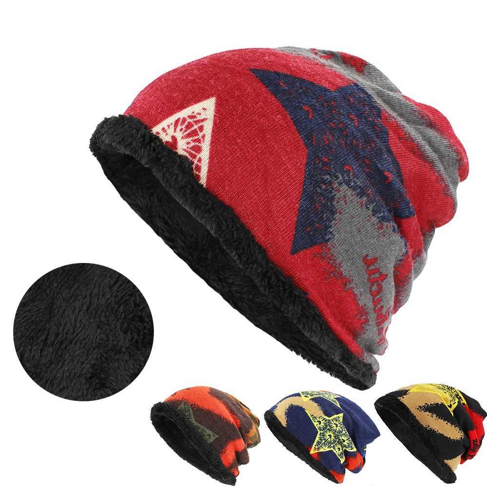 Beanie/Skull Caps Warm Women Skullies Beanies Girl Scarf Fashion Brand Autumn Winter Vintage Design Dual-use Hats For Ladies HT203 Q261017