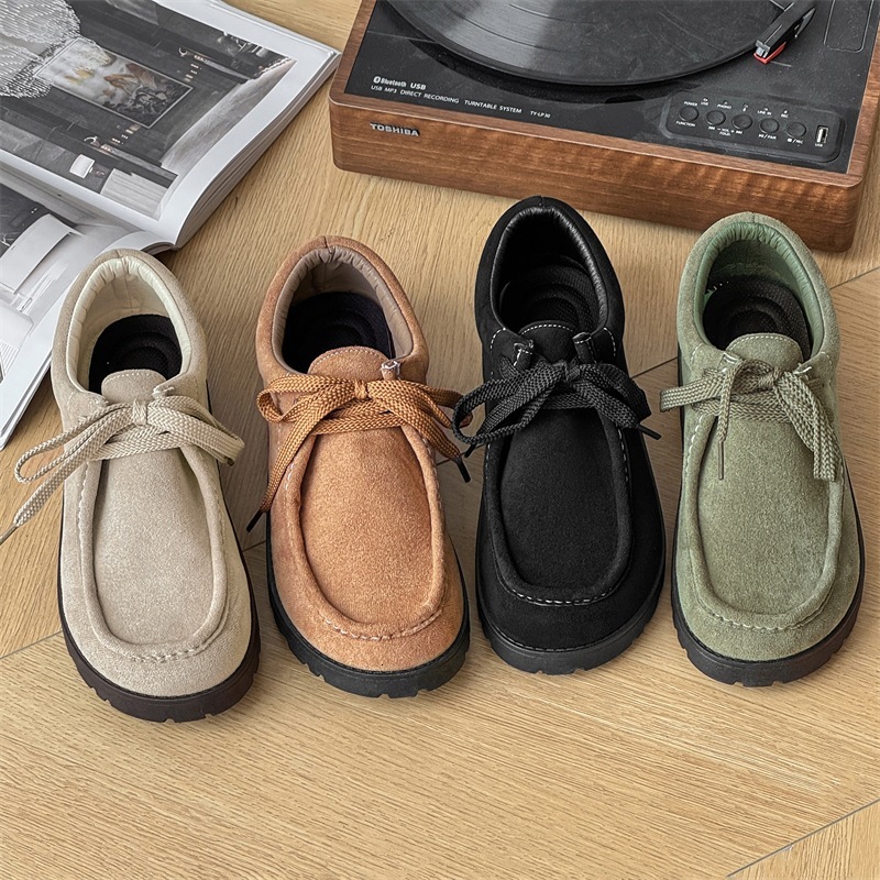 New Sailboat British Style Kangaroo Sports Casual Trendy Men's Shoes Z508