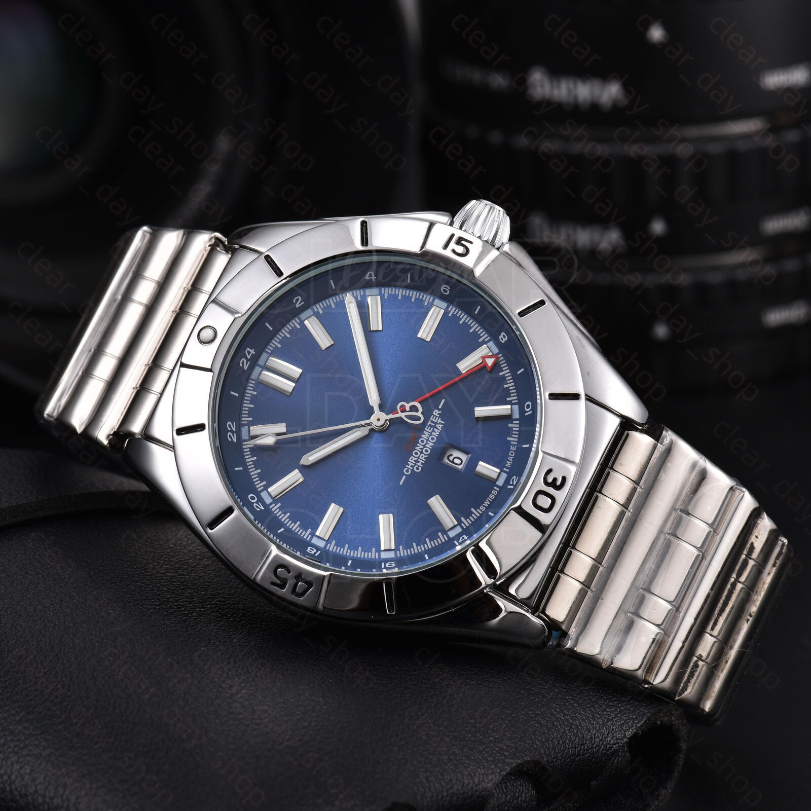 Mens Breilliness Watch Designer Watch Man Daily Business Breitlinlyness Watch Classic High Quality Quartz Watch Multi Functional Calendar Chronograp