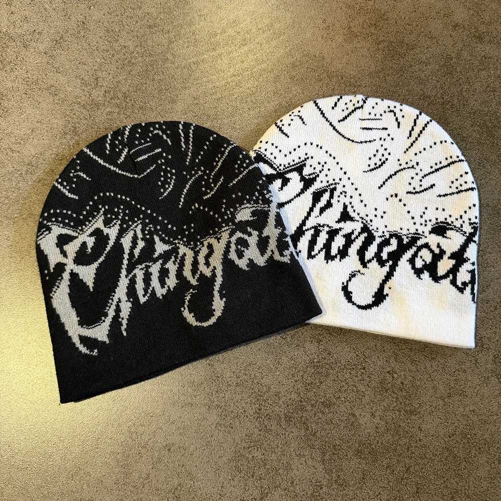 Beanie/Skull Caps American Style High Quality Retro Graffiti Graphic Print Skullcap Winter Warm Outdoor Casual Hat Knitting Beanie Men WomenT261017