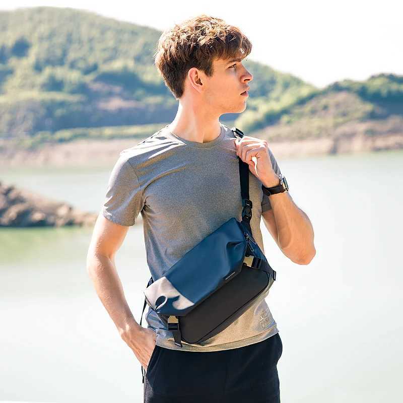 Cross Body Mark Ryden 2022 New Men Shoulder Bags High Capacity Sling bag Men YKK Zipper Water Resistant Short Trip Crossbody Bag Men H2610161