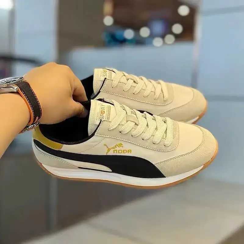 Casual Shoes Leather Men Shoes Sneaker Trend Sports Running Breathable Mens Sneakers Non-slip Footwear Shoe for Male Walking Autumn H261016