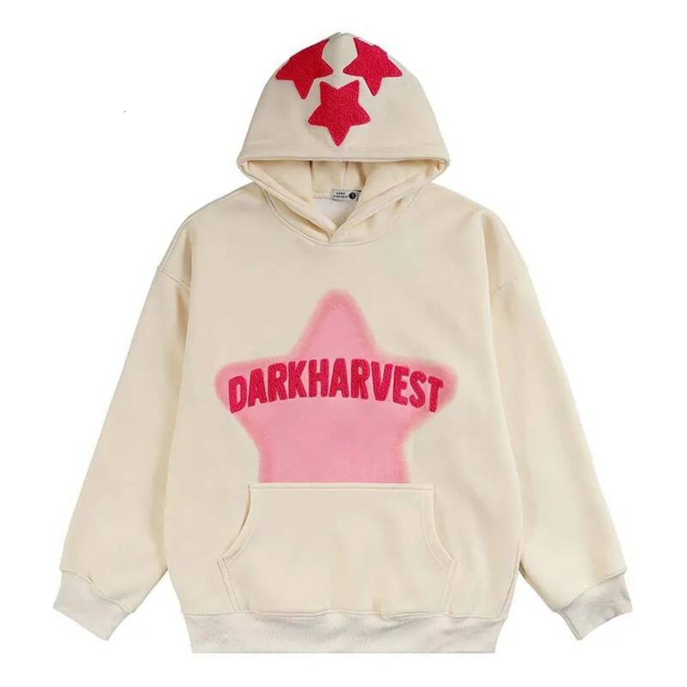 Aelfric Eden Hooded Designer Brand Start Print Graphic Jacket High Street Hiphop Harajuku Punk Sweatshirt Outdoor Casual Loose Streetswear Aelfric E