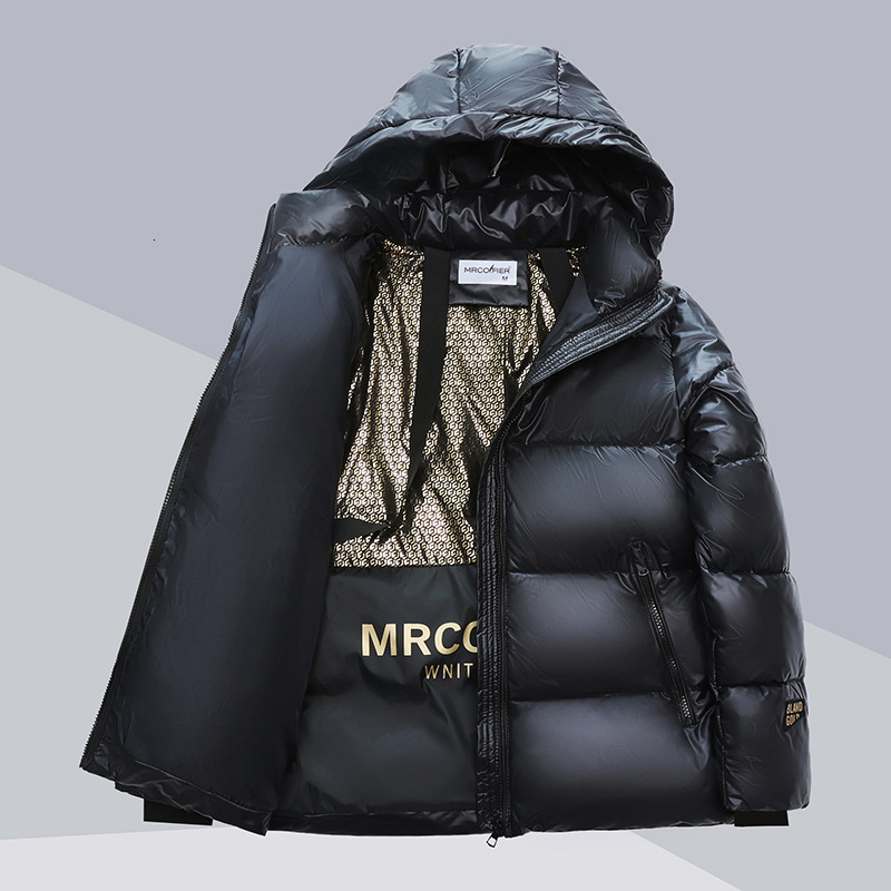 Luxury Brand Designer Clothes 2026 Winter Short Thickened Hooded Unisex Down Cotton Jacket For Couples, Women's Warm Cold-Proof Outerwear