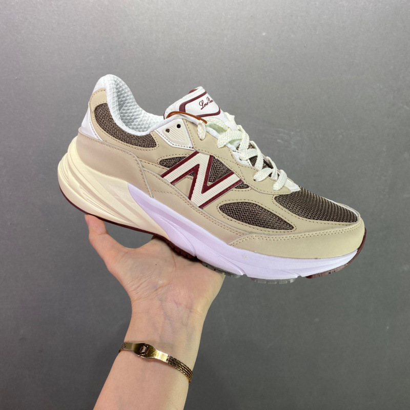 Premium Designer 990V6 running men's thick-soled casual sneakers, women's height-increasing dad shoes, versatile and trendy for everyday w