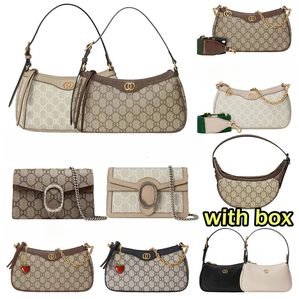 Designer Bag Monogram Handbag Tiger Buckle Crossbody Bag For Women Luxury Retro Monogram Canvas Leather Patchwork Shoulder Bag Purse Classic Casual