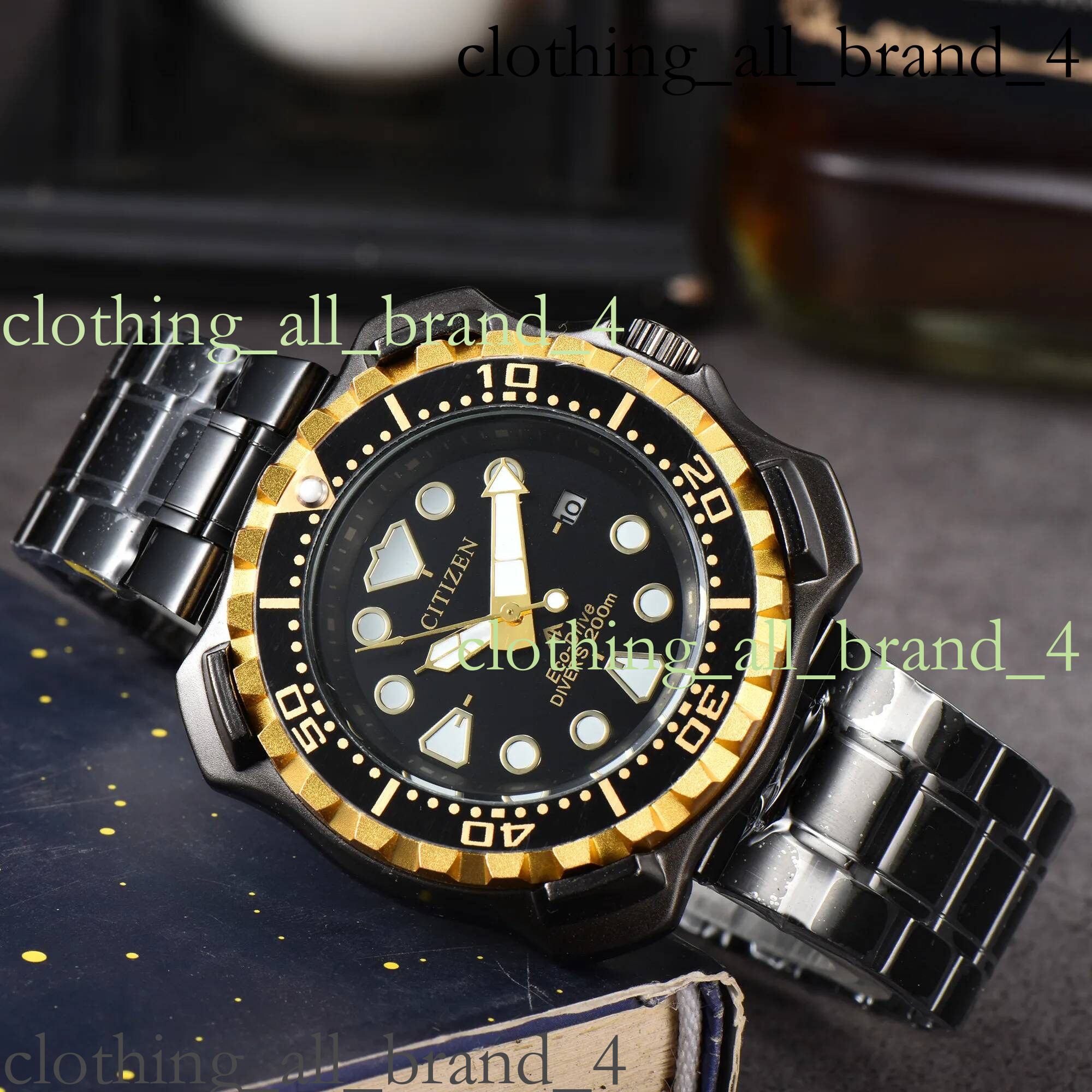 Citize Watch Men Luxury Trend Citi Quartz Calendar Waterproof Multi Function Fancy Round Stainless Automatic Date Designer High Quality Mens Citizen