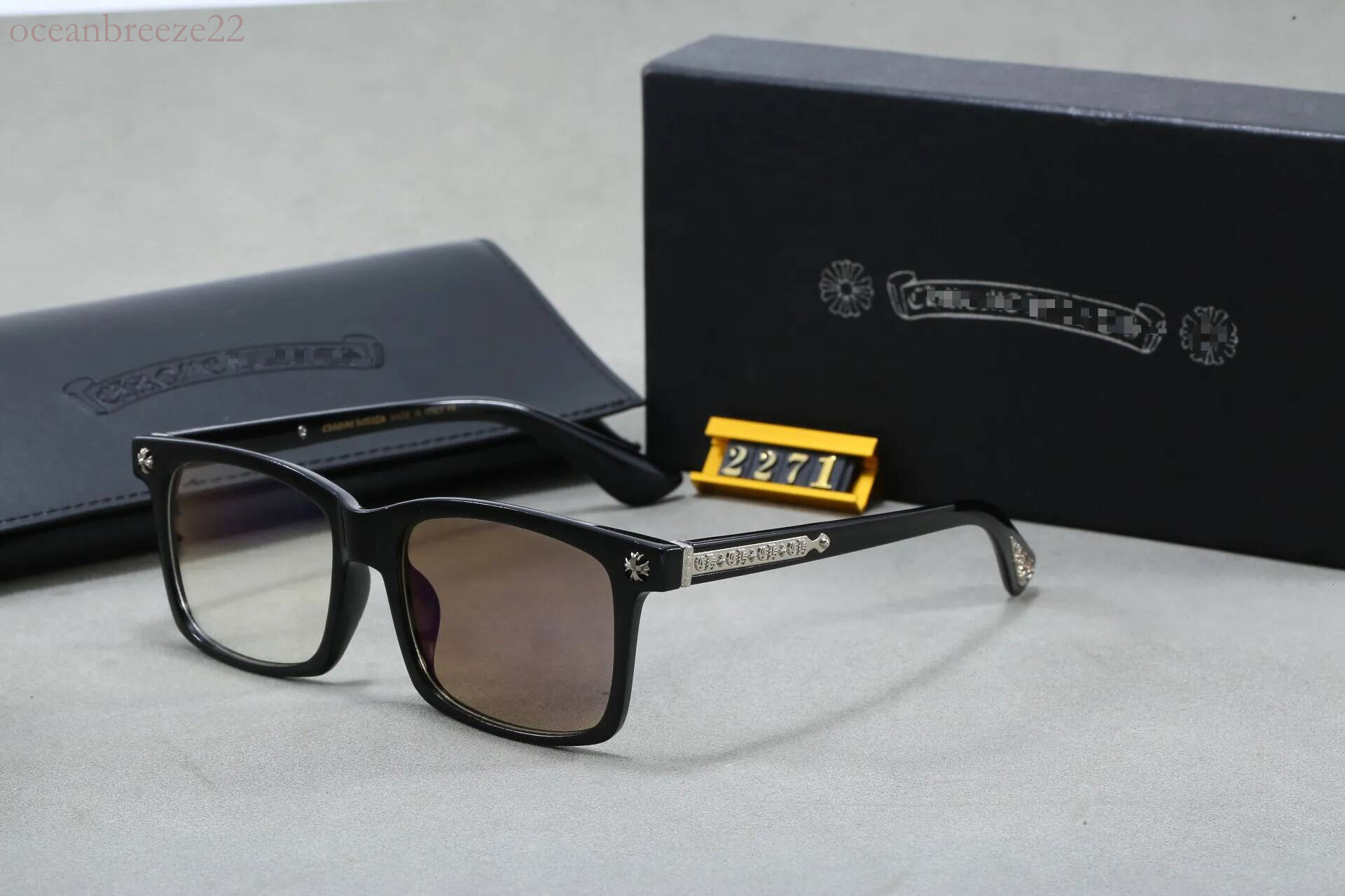 luxury cross glasses for women designer sun glasses men eye frames woman new square frame Chrome Sunglasses photochromic unisex that make your chrom