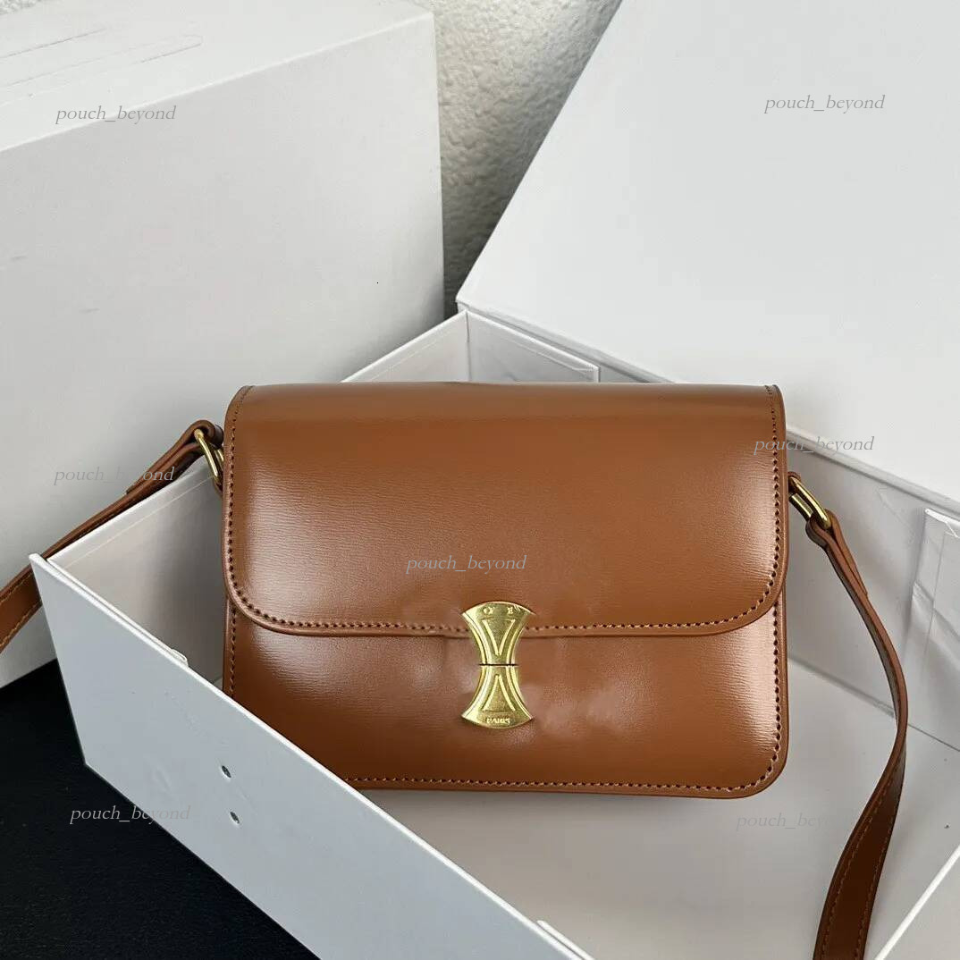 10A Top designer bag women Mini shoulder bag high quality Smooth cowhide Commute bag trendy Metal letter pattern straddle shoulder bag celiniet bags