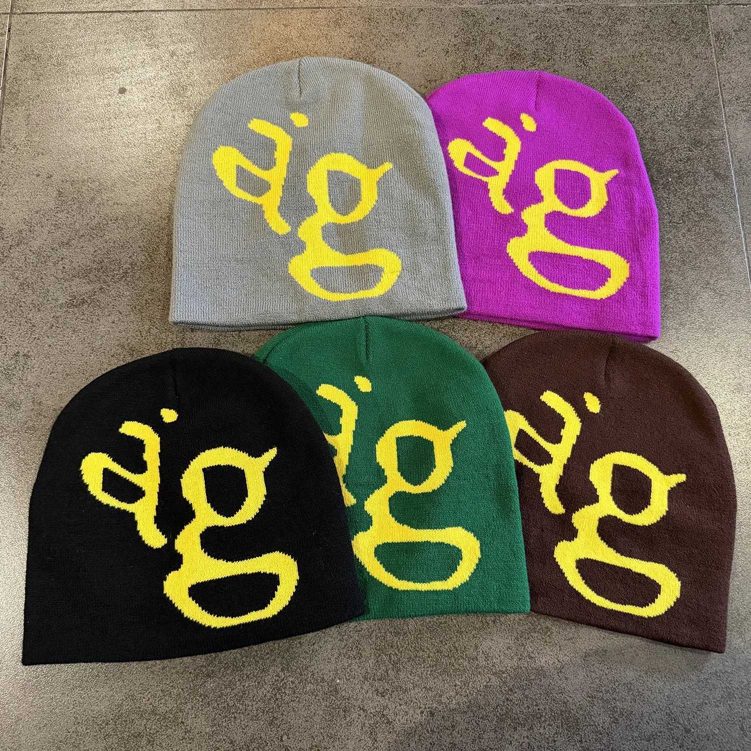 Beanie/Skull Caps Letter Jacquard Beanies Hats Winter Autumn Warm Knit Hats Men's Women's Skiing Beanie Unisex Outdoor Windproof Skullcap